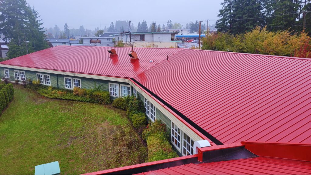 Finished Standing Seam Roof